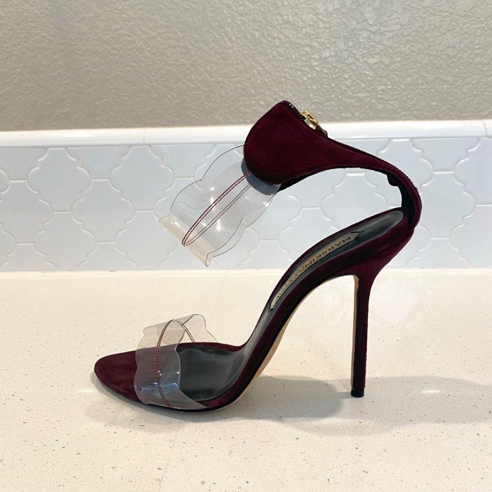 Marskinryyppy Pauwau Heel in Burgundy, Size 39
